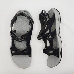 Columbia womens 9 Suntech Vent Black Gray BL4481-010 Outdoor Sandals